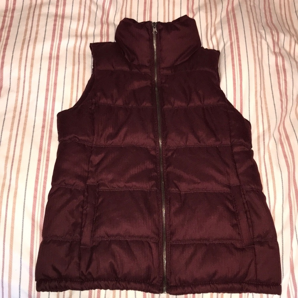 Maroon Old Navy vest
